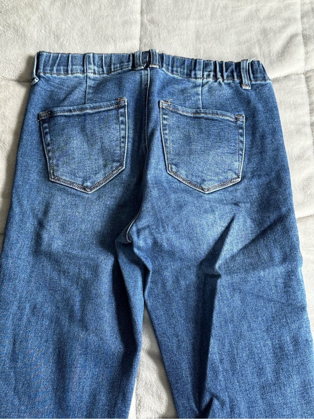 Wax Jean Ripped Blue Ankle Jeans - Picture 5 of 5